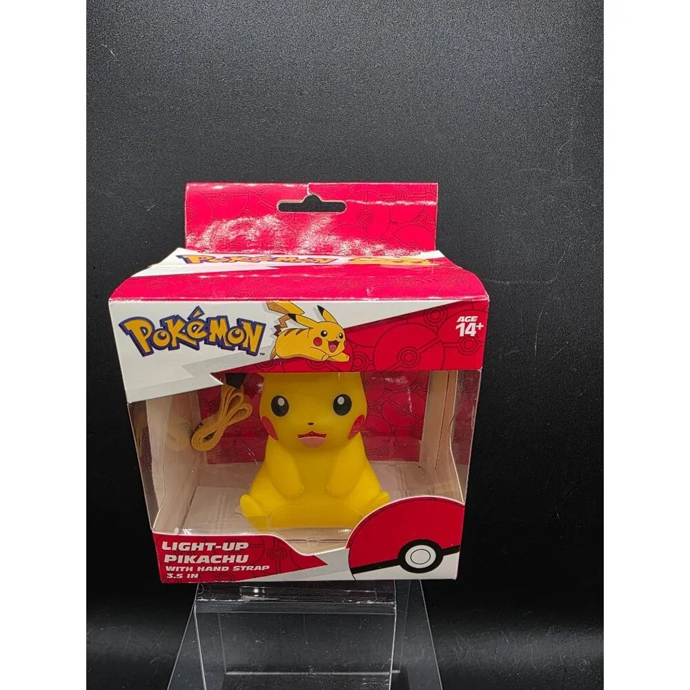 Pokemon Light-Up Pikachu With Hand Strap 3.5 Inches LED Light Diffuser Ages 14+